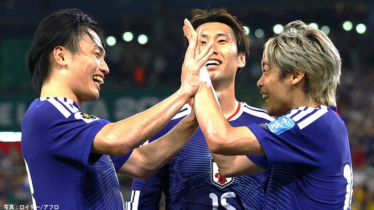 森保ジャパン、W杯史上最多4得点で今大会初勝利!上田2G&鎌田2試合連続弾、伊東W杯初Gで2位浮上【北中米大会】
