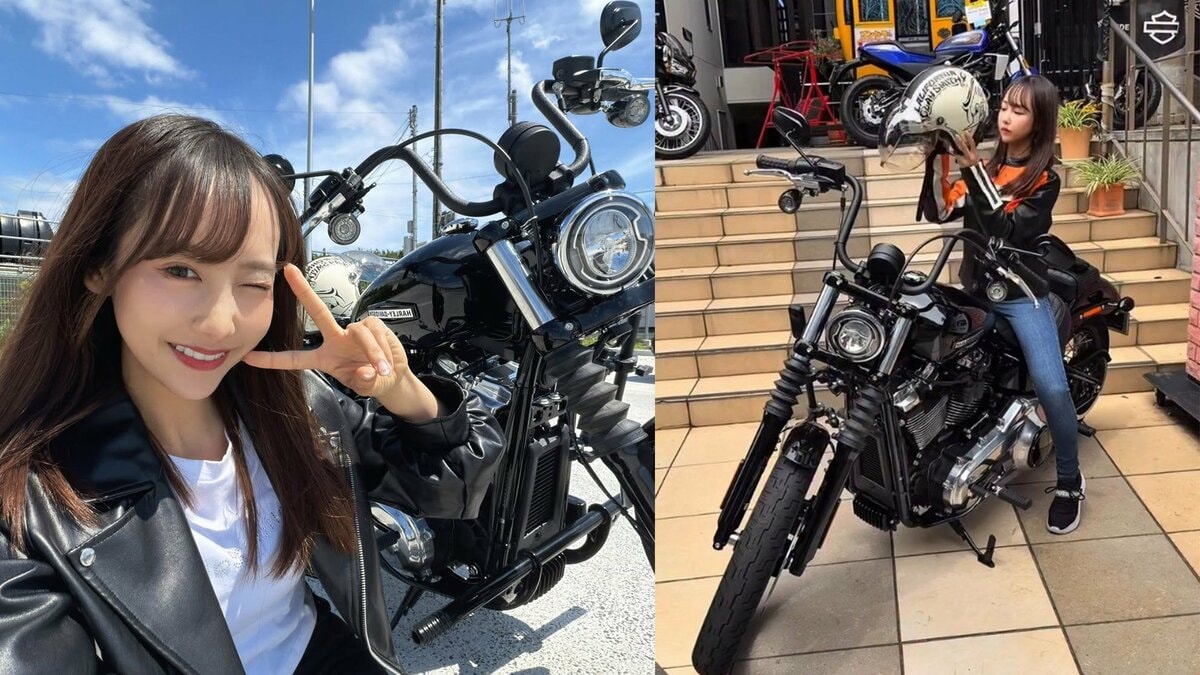 【 丸りおな 】　愛車ハーレー『ストリートボブ』での “箱根ツーリング動画” に反響　 立ちゴケ乗り越え『アメフェス』パレードへ着々と前進