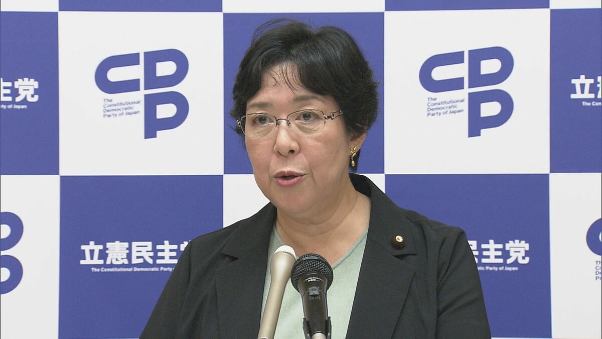 立憲・田名部幹事長、3党合流の協議体に参加意向「結論ありきではない」 25日に党内へ説明