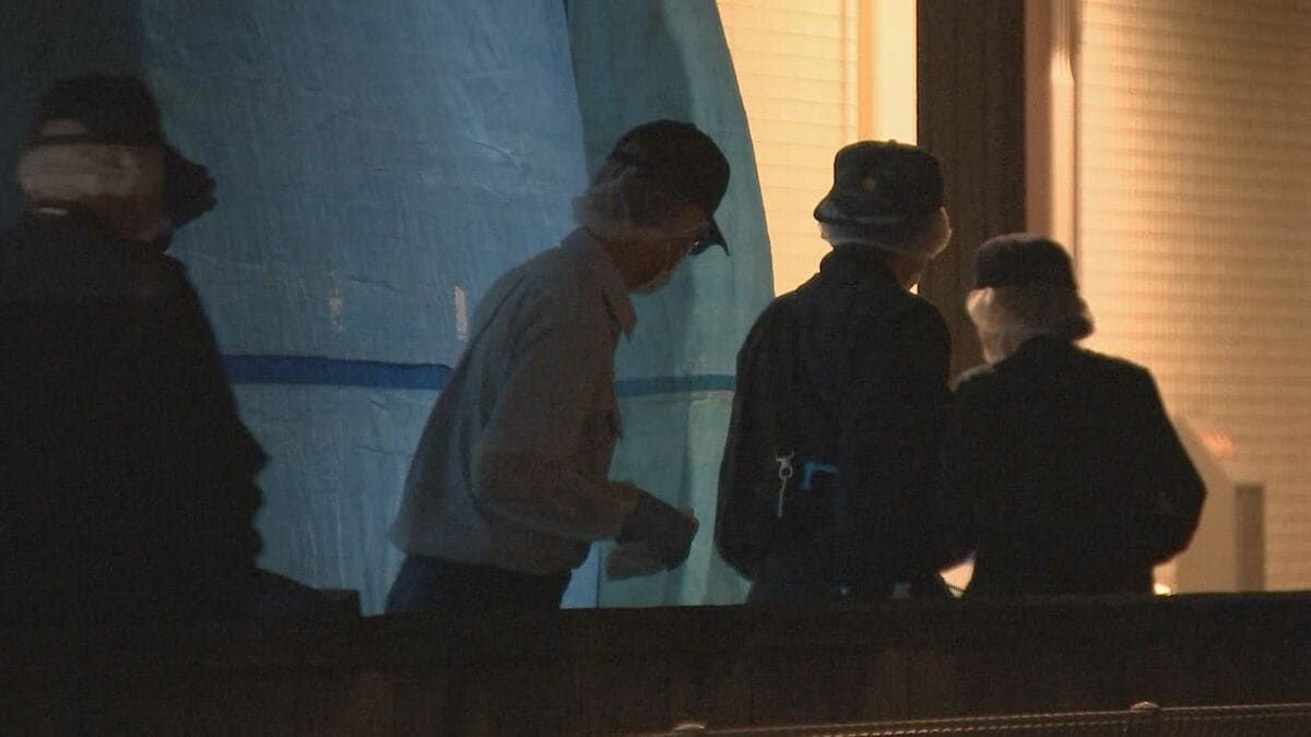 群馬・高崎市で女性殺害 女性の車で事故を起こし死亡した男の自宅を家宅捜索