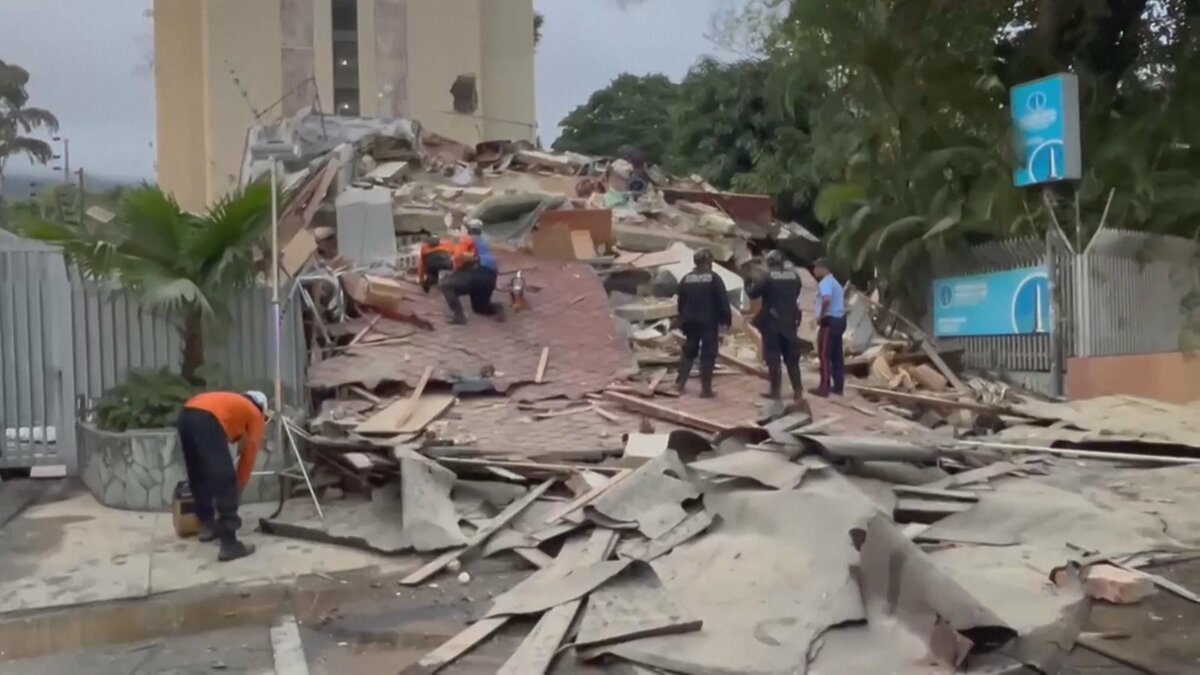 南米ベネズエラ沖でM7.1の地震　首都カラカスでは家や建物が倒壊