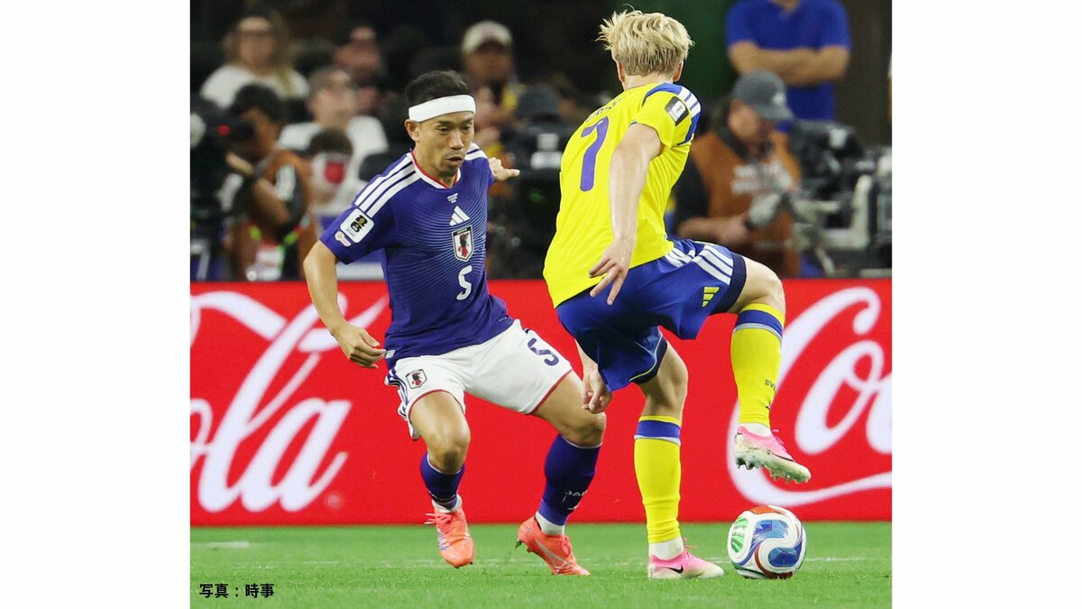 39歳・長友佑都が日本代表初の5大会連続出場！後半30分、中村敬斗と替わり途中交代【W杯】