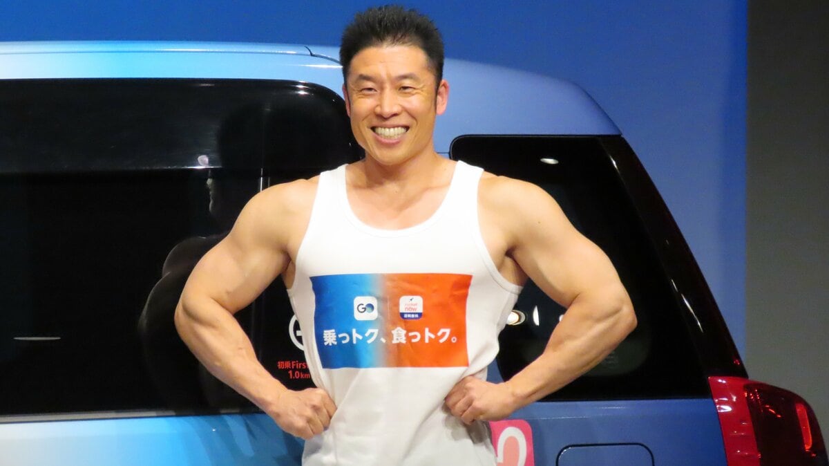 【なかやまきんに君】新ギャグ「モノマネ」披露に会場どよめき 空き時間は「いつもギャグを考えている」