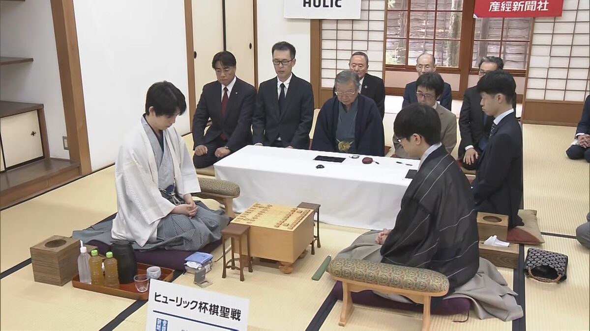 将棋・棋聖戦第3局始まる 藤井六冠が勝てば棋聖戦7連覇
