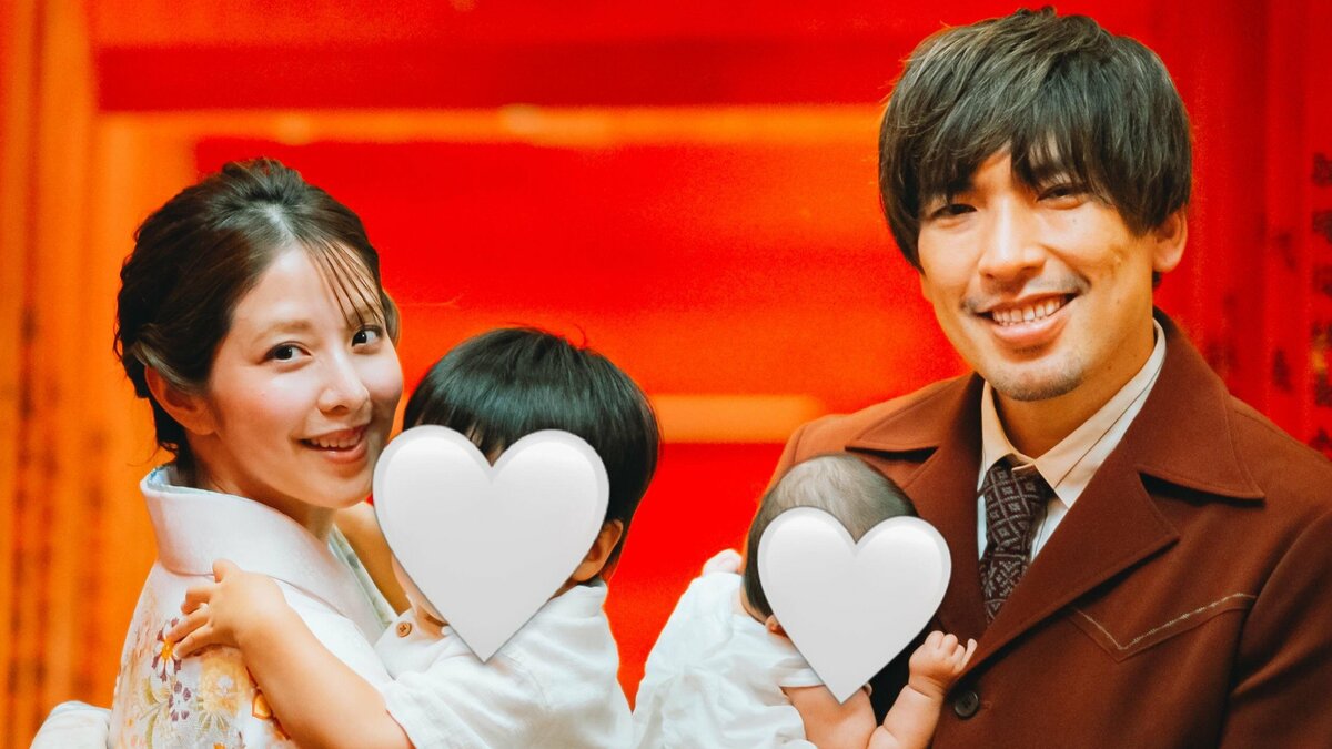 【EXIT・りんたろー。の妻　本郷杏奈】家族4人で長女のお宮参りへ「イヤイヤ期真っ只中の長男」「大変だったけど、これもいい思い出」