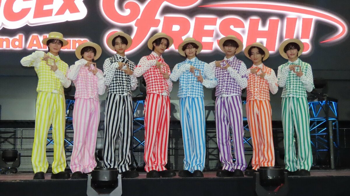 【 ICEx 】〝プンプンポーズをマネして〟「滅ポーズ」的盛り上がりを期待 アイスの好みは8人バラバラ〝こういうところが僕らの強み〟