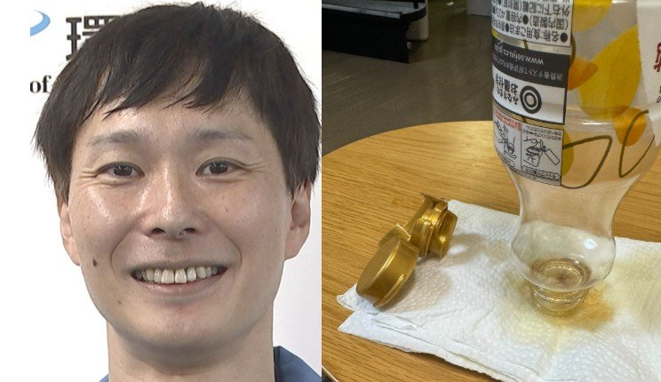 【 ごみ清掃芸人 】ごま油の容器「洗剤で洗わなくても、使った後のキッチンペーパー等を敷いて、ひと晩、逆さにすればプラスチック資源に出せます!」【マシンガンズ滝沢】