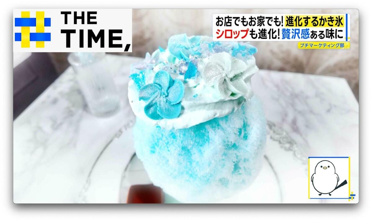 “氷がいらない”家庭用かき氷機も登場…最新「かき氷」事情【THE TIME,】