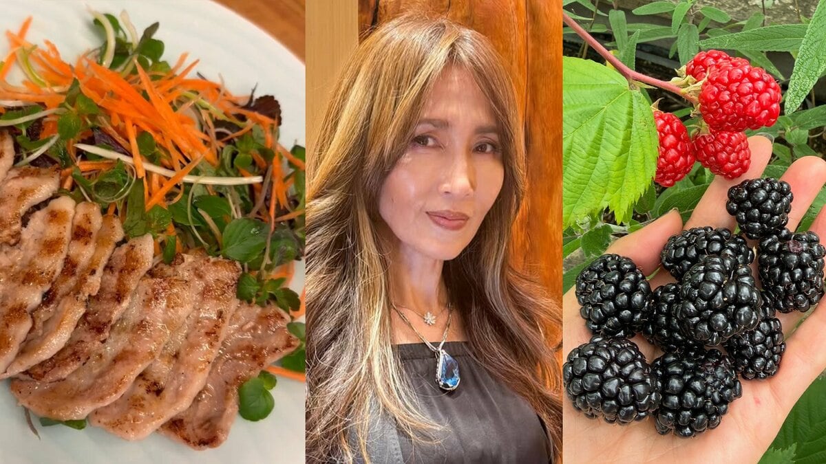 【 工藤静香 】 手作りの「豚&鶏の肉料理」レシピを公開 自家製ブラックベリーの豊作も報告
