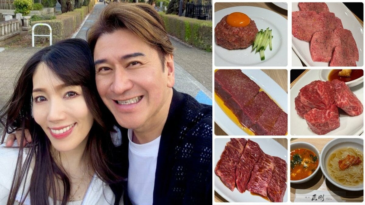 【川﨑麻世】 妻・花音さんお気に入りの焼肉店へ「とても美味しく大満足」 翌朝は“もずくのぶっかけ”で徹底カロリー調整