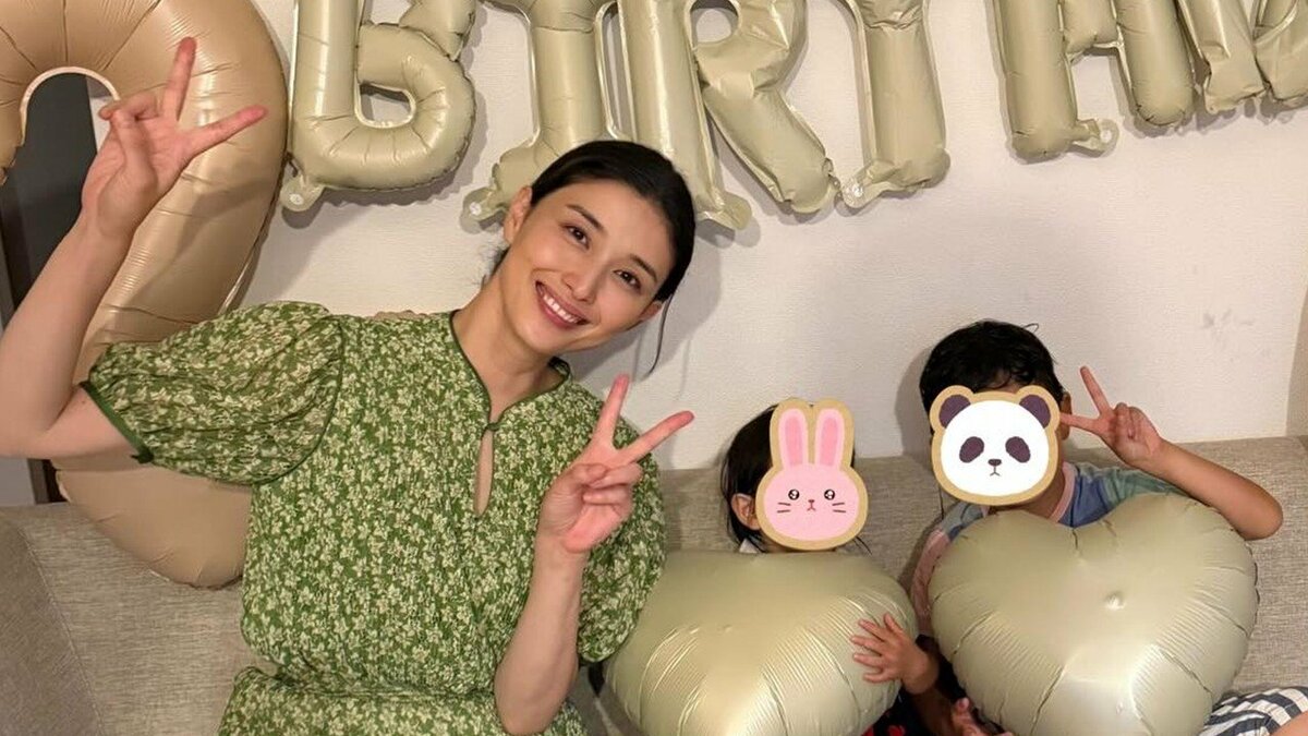 【 橋本マナミ 】息子6歳・娘2歳の誕生日を報告「可愛いが溢れたお誕生日」 息子は嬉しさで5時起き「これからも元気にすくすく育ってねん」