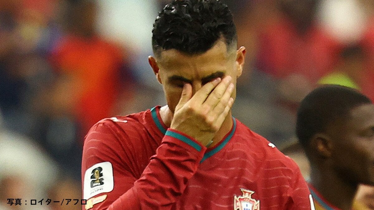 C.ロナウド、涙でW杯に別れを告げる　決定機作るもゴール届かず後半AT失点、スペインに敗れベスト16敗退【北中米W杯】