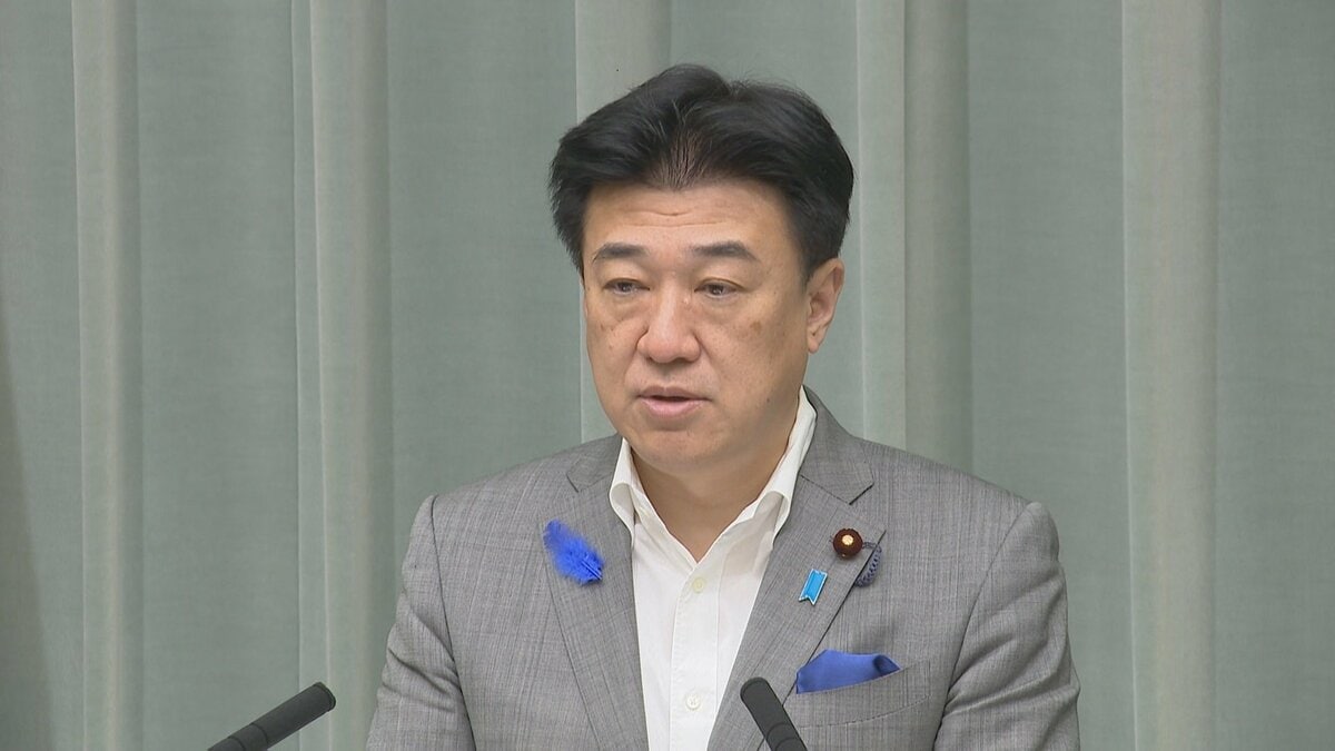 木原官房長官「大きな節目を迎えた」静岡県・鈴木知事のリニア着工容認表明を受け 「一日も早い開業に向け取り組んでまいりたい」