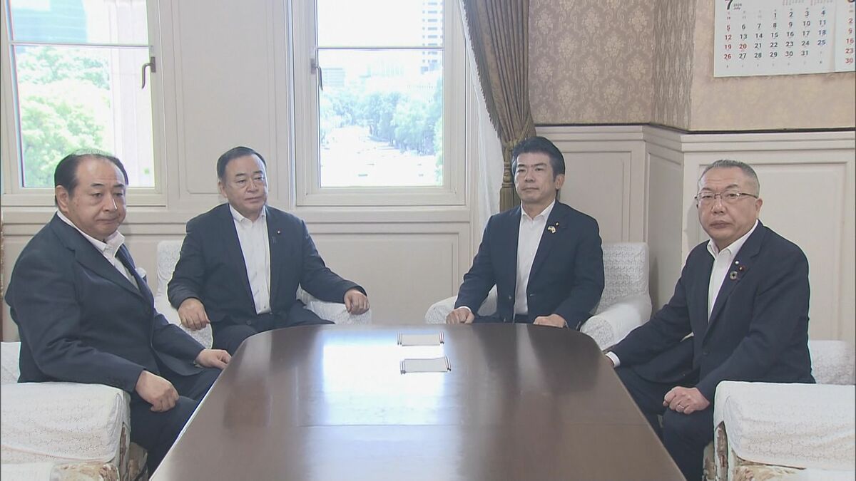 “議員定数削減法案”今国会での成立見送る方針伝える 自民・中道の国会対策委員長が会談 高市総理出席の予算委集中審議は「最大限努力する」
