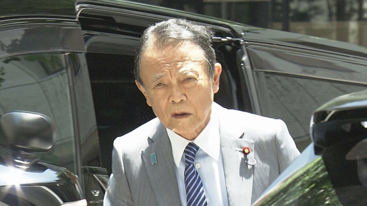 麻生副総裁「国会議論が粛々と進むこと切に願う」皇室典範改正案あす審議入りへ