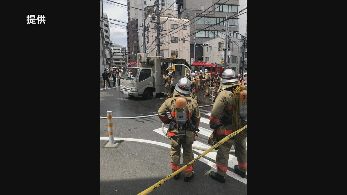 東京・渋谷区の路上でキッチンカーから出火 3人が病院に搬送も命に別状なし
