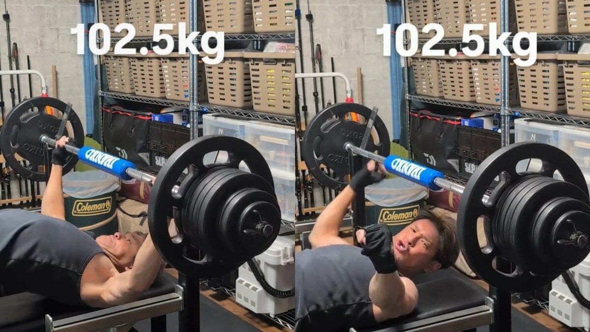 【 照英 (52) 】ベンチプレス「102.5kg」に重量更新 「努力しろ、諦めるな、継続だ!」 22歳当時の最大155kgへ前進