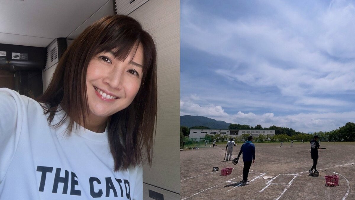 【 根本美緒 】「さーて、どこ行くでしょうか!?」 意味深投稿の行き先は長野 少年野球の合宿に同行し仲間との一枚も「これから温泉 イェーイ」