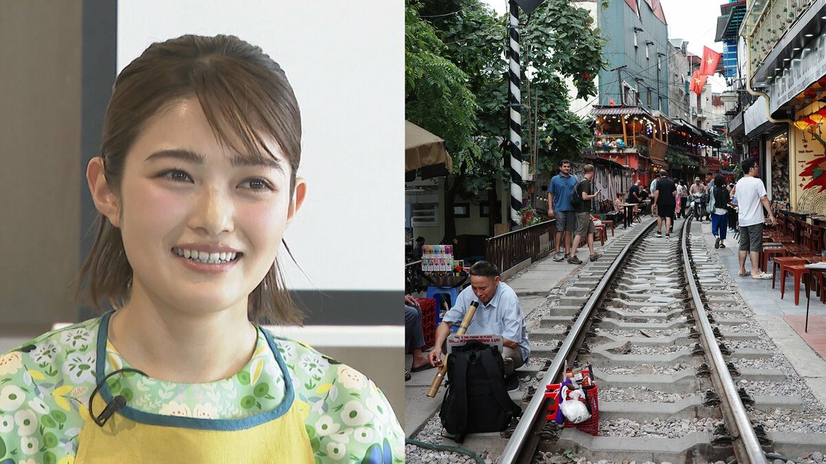 【 井上咲楽 】 ベトナム旅の思い出写真を大公開 「行きたかった食器屋さんでたくさん買いました!」 現地デザートや賑やかな線路沿いの街並みも紹介