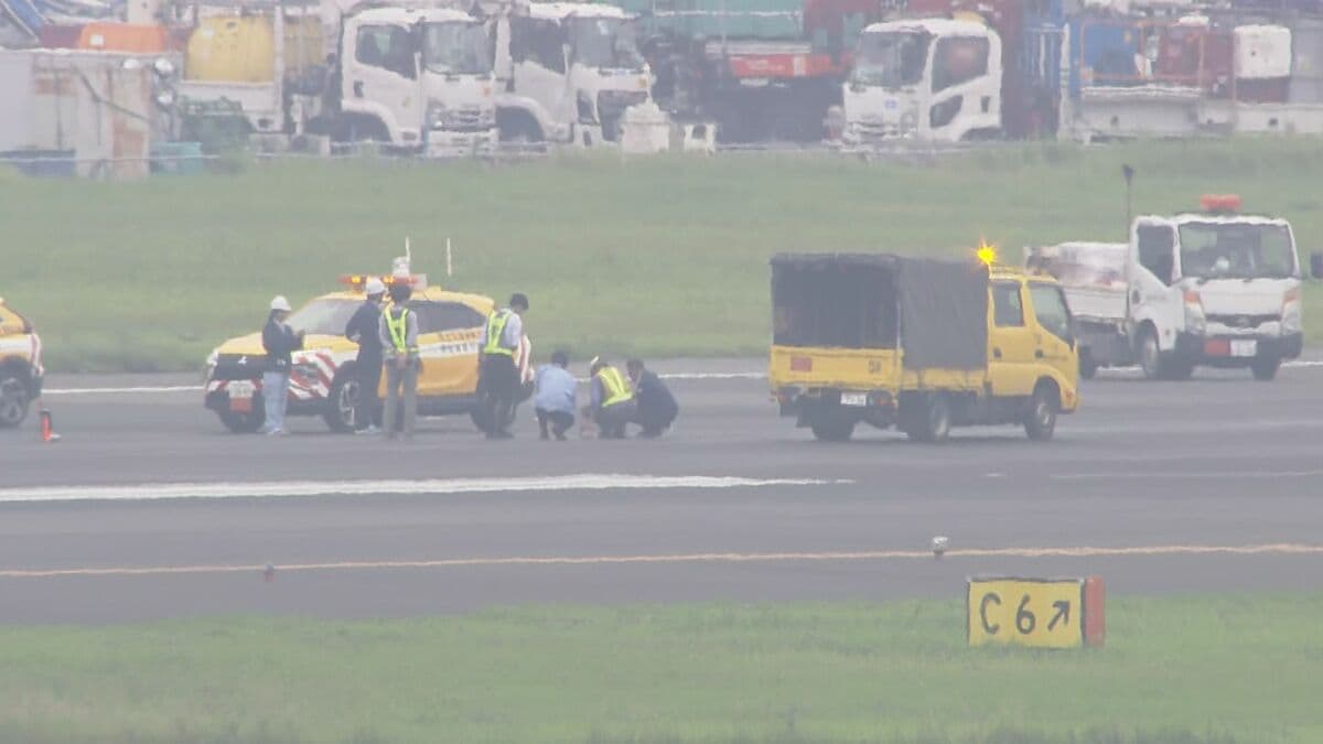 【速報】羽田空港C滑走路の使用再開 深さ5センチほどの穴で一時閉鎖 修復作業で午後6時頃まで滑走路閉鎖し運航に影響