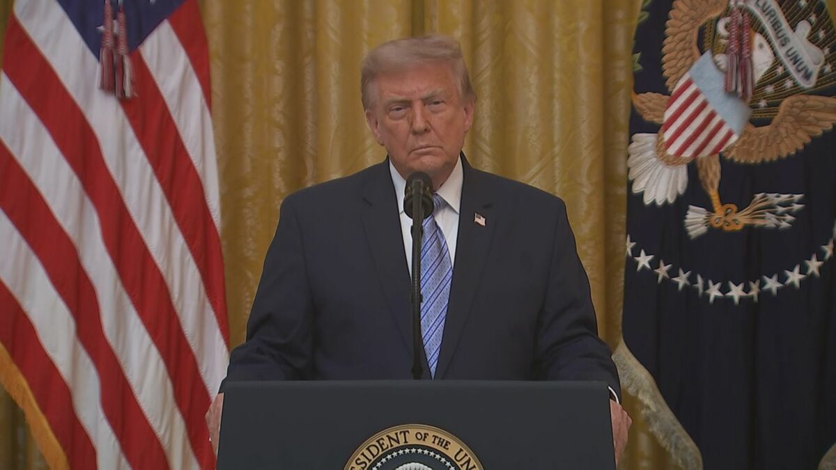 トランプ大統領「中国が有権者データ不正取得」国民向けテレビ演説