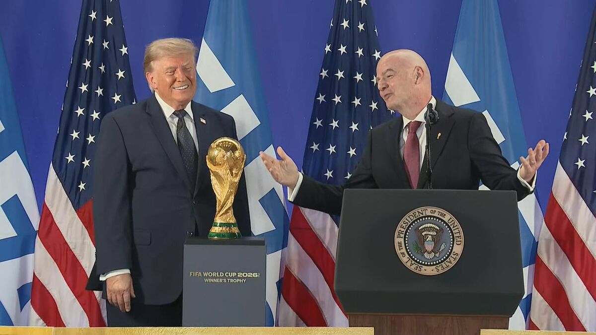 トランプ大統領 W杯を「再びアメリカで開催を」 今大会共催国のカナダ・メキシコの「除外」も主張 FIFA会長からは米中での共催案