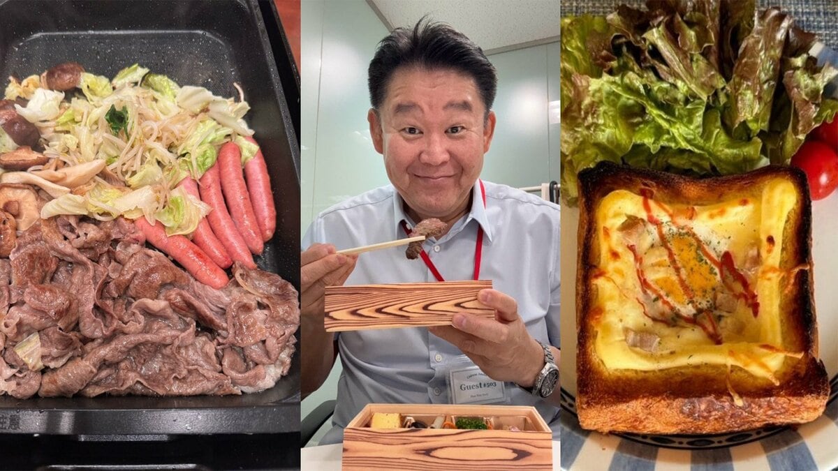 【 花田虎上 】 1日の食事をブログで公開 朝のデニッシュパンから昼の豪華ステーキ弁当、夜の鉄板焼きまでスタミナ満点メニューを披露