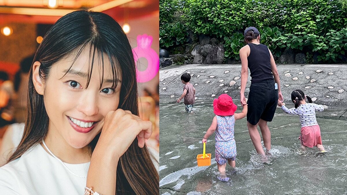 【 岡副麻希 】 ママ友と地元・御殿場での “水遊び” を満喫「日々ママ友からの学びで私は生きている!」 大はしゃぎの2歳2か月の娘ショット公開