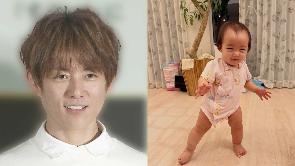 【 杉浦太陽 】 「ユメが、ついに歩いた 成長に、感動しております」第5子・夢空ちゃんの “初歩き” を報告 兄・幸空くんとの微笑ましい姿も