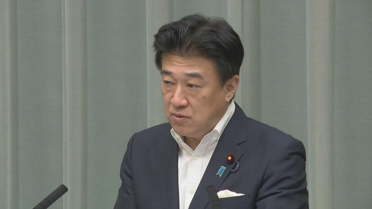 木原官房長官「中国側の主張は当たらない」 中国による「沖ノ鳥島は島ではなく岩礁」との主張に対し反論