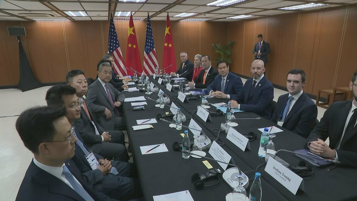 中国外相「一つの中国」の原則遵守をアメリカ側に要請 台湾問題に介入しないようクギ刺す