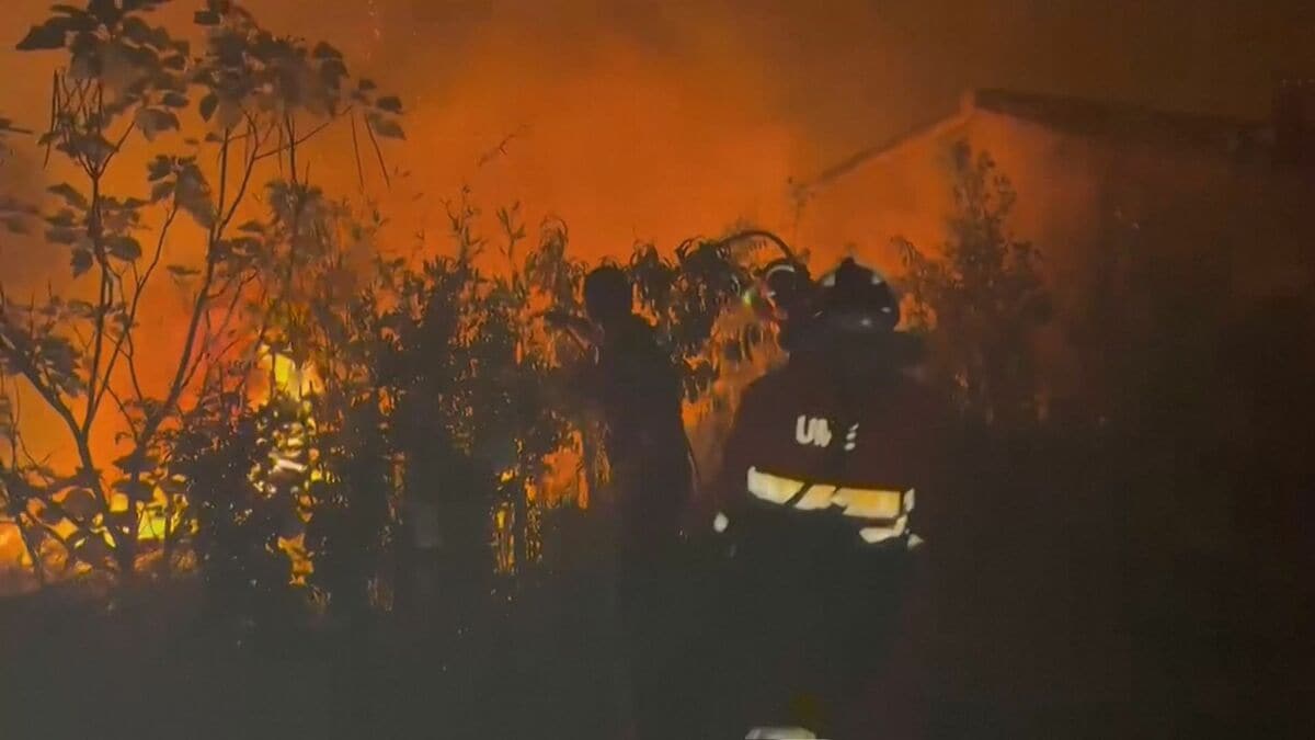 スペイン山火事「大部分が封じ込められた」 バレンシア近郊で1人死亡
