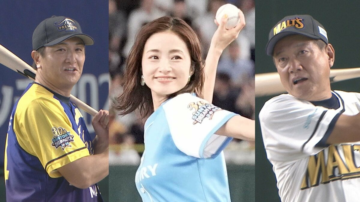 【独自インタビュー】上戸彩さん 始球式 “豪華すぎるバッターボックス” に全力投球！　立ちはだかるのは『原辰徳さん＆高橋由伸さん』