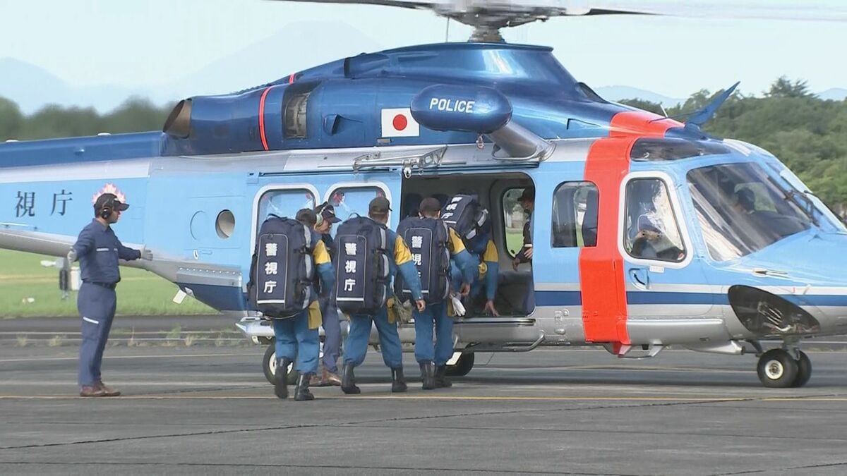 警視庁が熊本に広域緊急援助隊を派遣　航空隊と特殊救助隊員らがヘリで出発