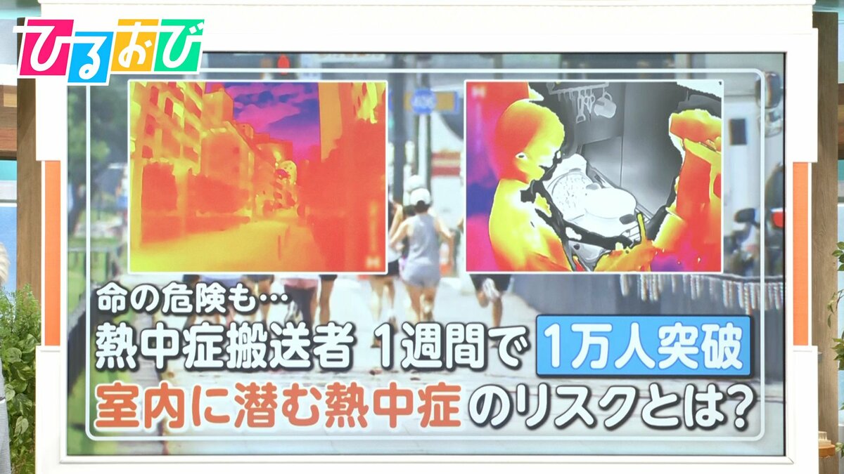 サーモカメラで検証！室内に潜む「熱中症リスク」トイレや冷たいシャワーも要注意【ひるおび】