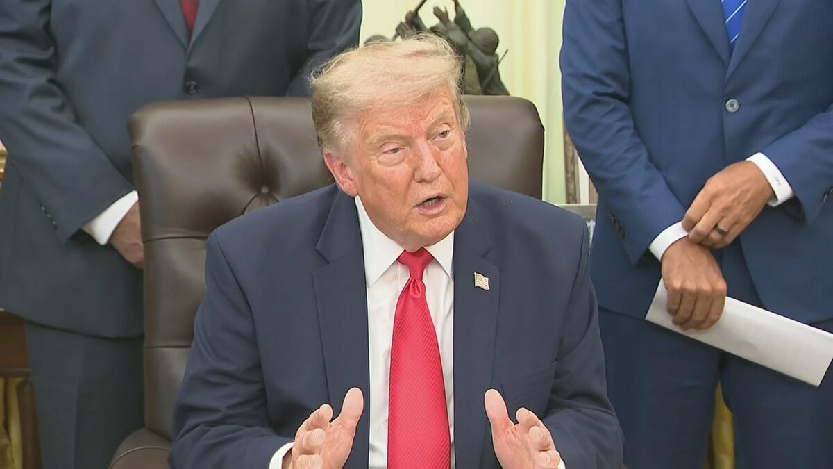 トランプ大統領 イランへの報復攻撃を表明「今度は我々の番だ」 中東駐留部隊への弾道ミサイル攻撃を受けて
