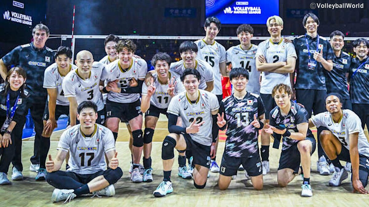 バレーボール“世界一決定戦”、男子4強出揃う “無傷の日本”は五輪銅のアメリカと対戦 前回覇者ポーランドはスロベニアと【ネーションズリーグ】