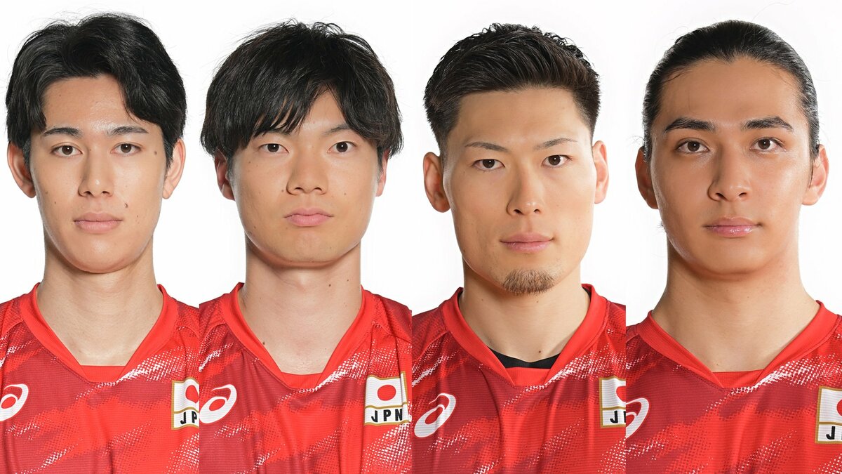 バレー男子日本代表、アジア大会の出場選手が決定 大塚達宣、甲斐優斗、高橋慶帆ら12人選出【代表一覧】