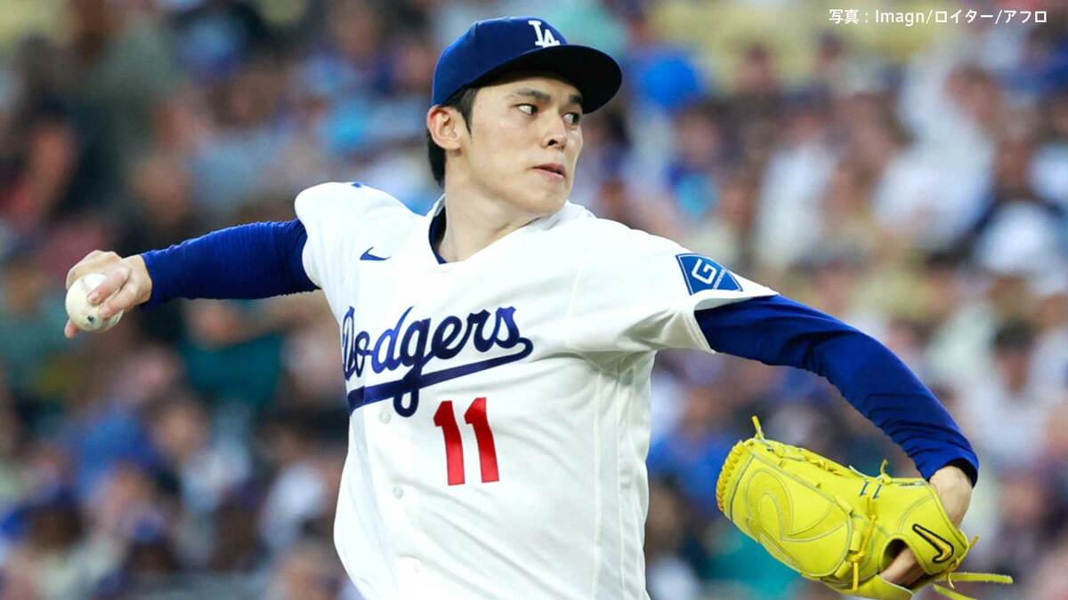 佐々木朗希が5勝目!7K快投一転6回に2失点も好救援でリード守る 打線は大谷翔平欠場もラッシング3ランなど援護 ド軍連勝