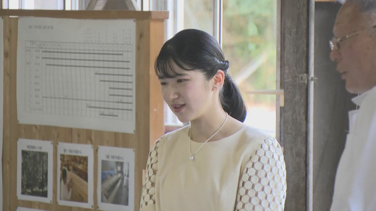 愛子さま三重県へ　伊勢神宮の木材加工場を視察　技術継承について「次の方に引き継がれるんですか」20年ごとの式年遷宮に向け
