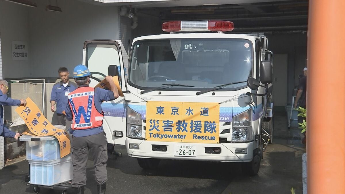 熊本地震で東京都が給水車を派遣 給水袋4000袋も支援