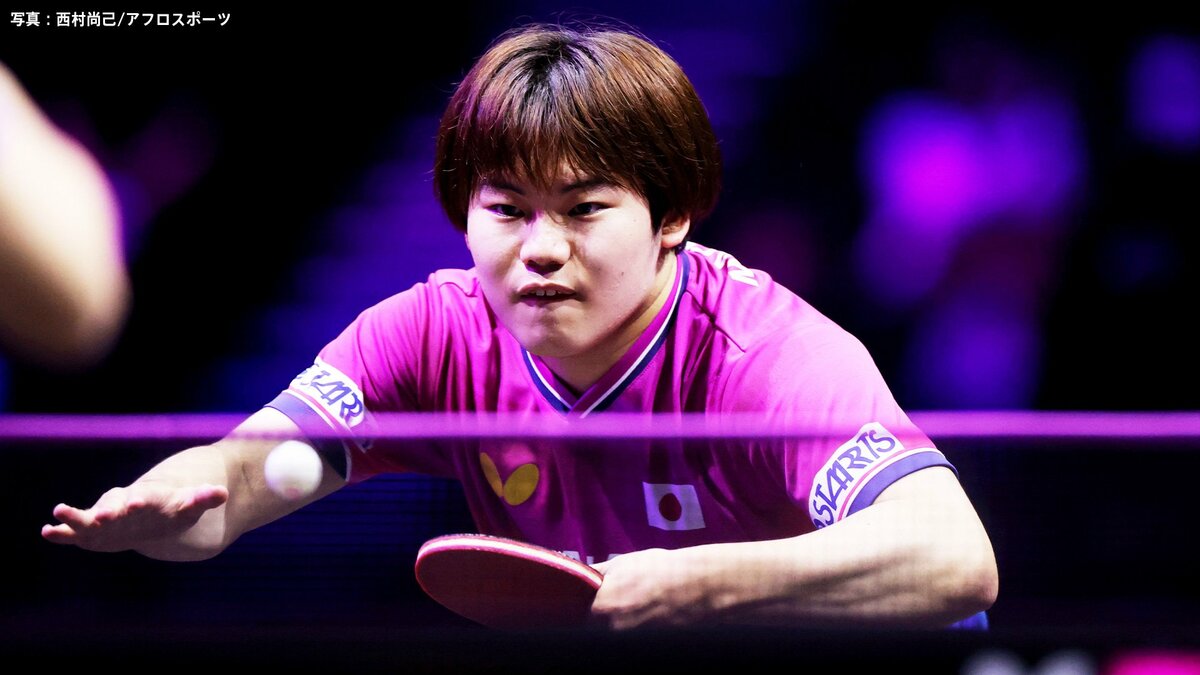 世界3位・松島輝空、中国選手を撃破し1回戦突破「1球目から声を出して気持ちを」シングルスNo.1決定戦【卓球】