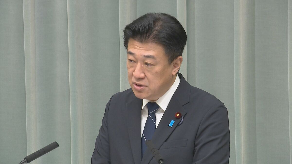 木原官房長官「少ない雨でも土砂災害が発生する恐れ」 台風第13号接近で被災地に注意を呼びかけ