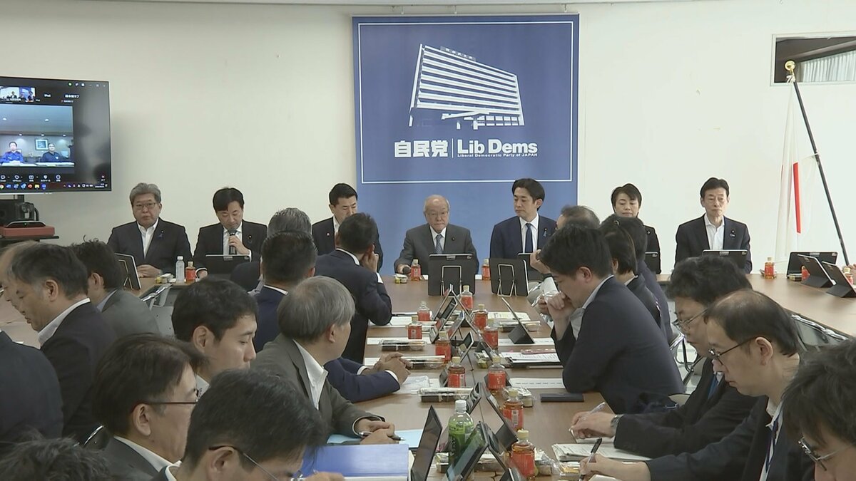 自民党・熊本地震対策本部 木村知事から2016年並みの財政支援と水不足への対応求める要望 鈴木幹事長「一刻の猶予も許されない」