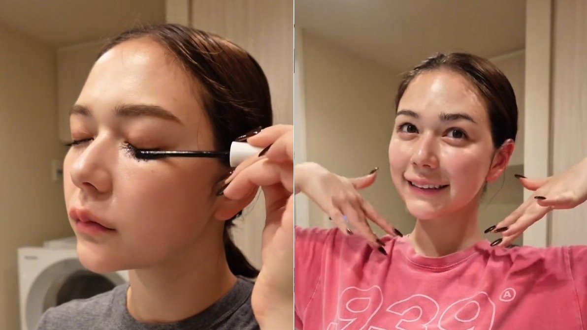 【 村重杏奈 】「美肌と美乳を維持しつつ呑んで食べて笑う!」メイク落としつつアラサーへの決意語る「村重みたいなキャリアウーマンになりたいと思われたい」