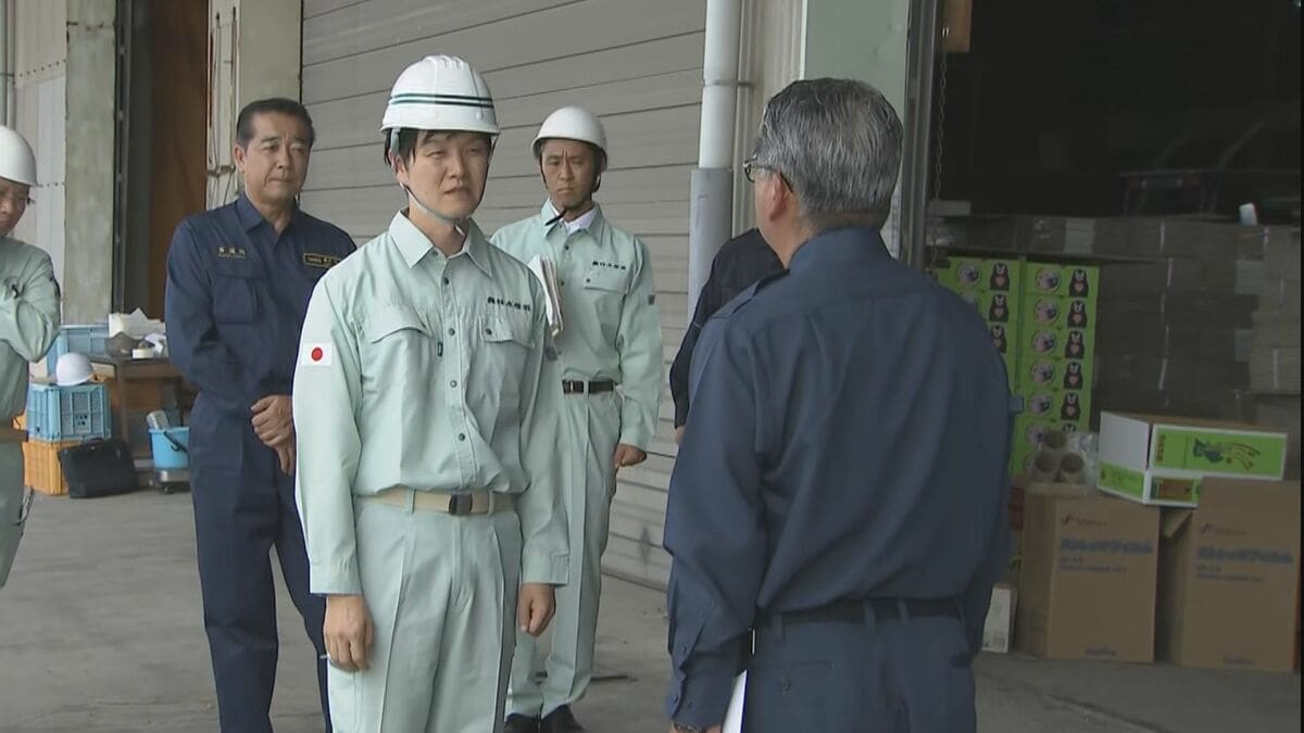 鈴木農水大臣が被災地・熊本県を視察 農家からは秋に向け「農業用水」早期復旧の要望が相次ぐ 政府の支援進めることを強調