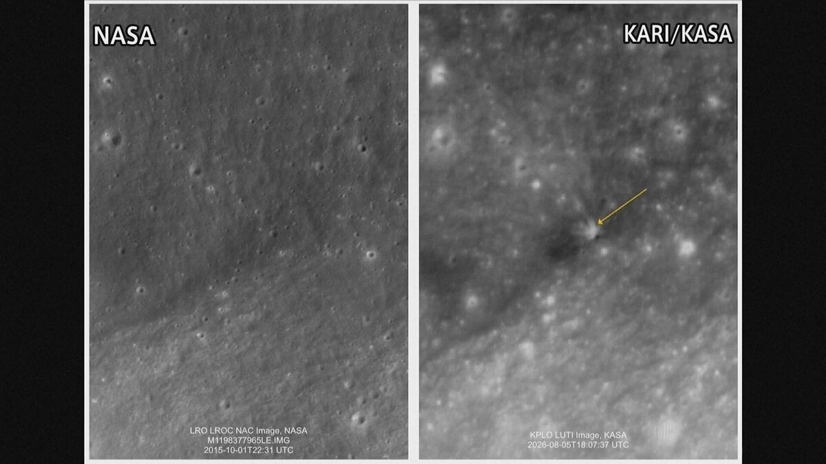 スペースXのロケット残骸が月面に衝突か