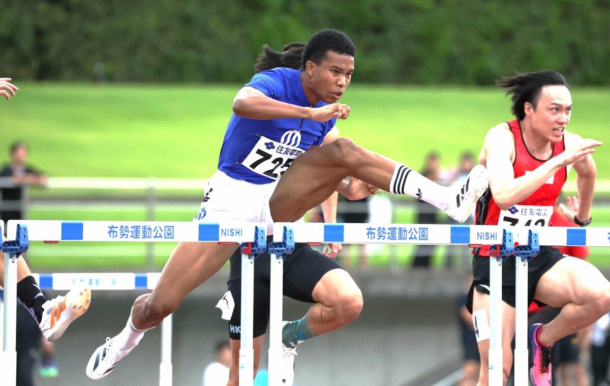 古賀ジェレミー、男子110mハードルで銀メダル!12秒97をマークし今大会日本勢2人目の表彰台【U20世界陸上】