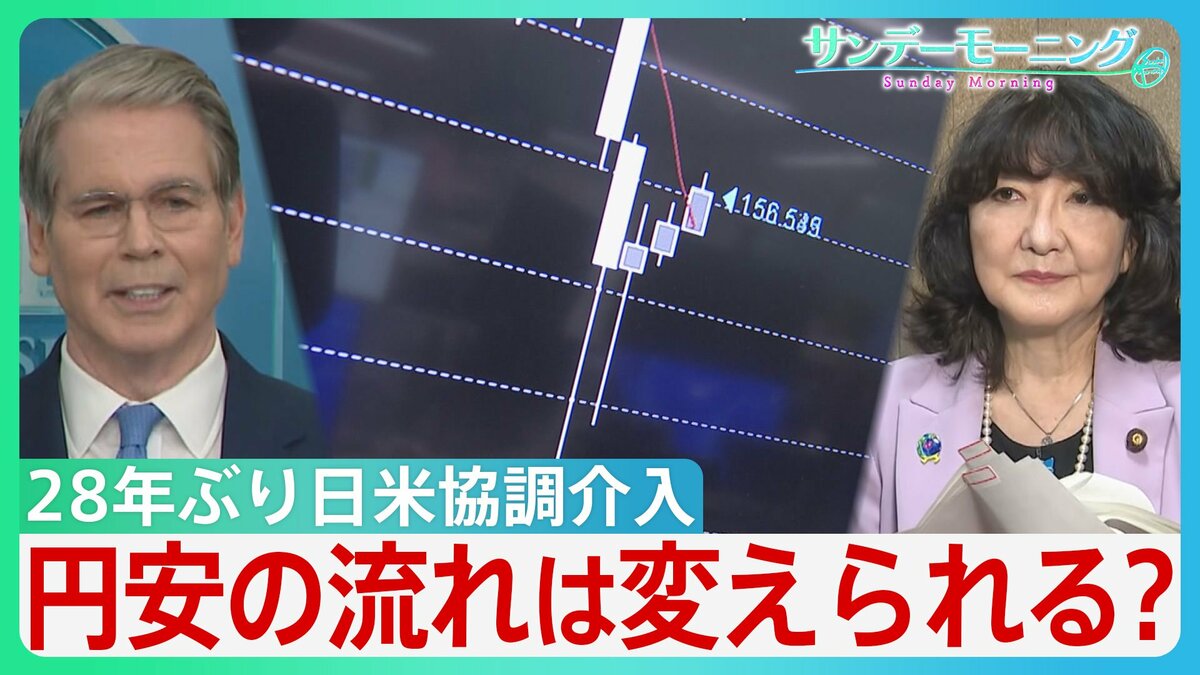 「日本は円安で助けを求めていた」トランプ大統領“28年ぶり日米協調介入” 一方 食料品消費税“2年間1%”へ「財源なき減税は無責任」との批判も 円安の流れは変えられるか…【サンデーモーニング】