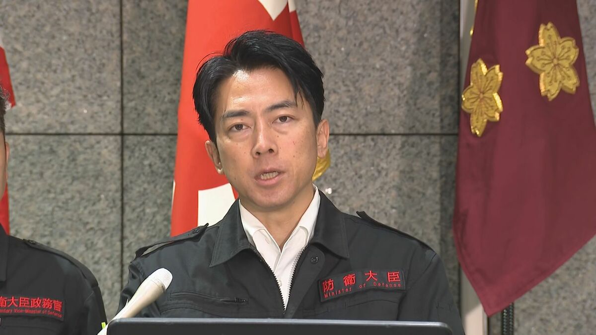 「北朝鮮に対し厳重に抗議」小泉防衛大臣 北朝鮮が少なくとも1発の弾道ミサイル発射 EEZ外に落下か